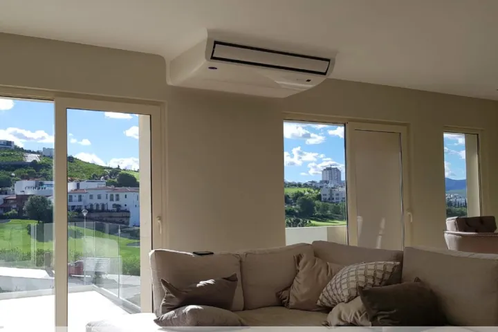 Cassette en departamento con vista